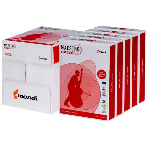 Papier Xero Igepa Maestro Stadard Plus kl. A 94918A80 (A4; 80g/m2; 500 szt.; Matowy) -1ryza